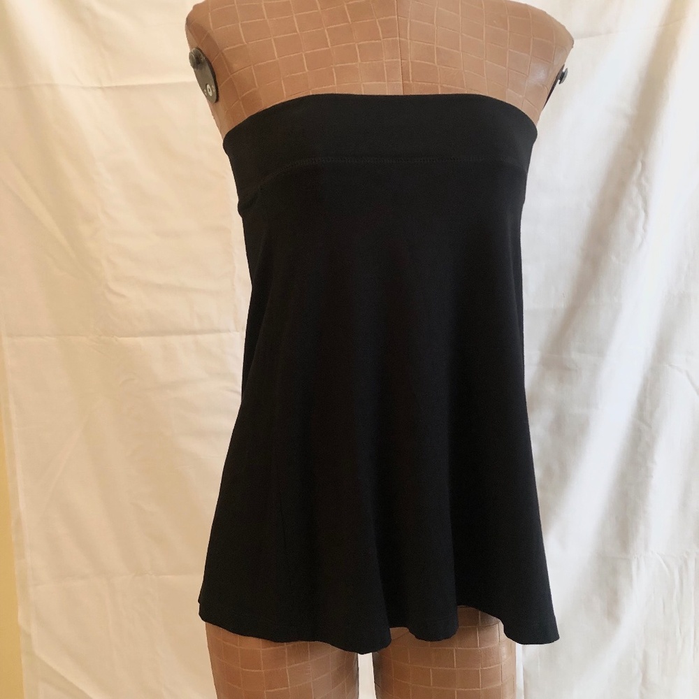 NWOT Black Skirt/Strapless Top